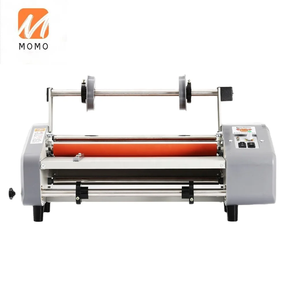 

Automatic Laminator Machines 13" Roll Laminator Glossy And Matte Four Rollers Hot Cold Laminating Machine