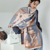 new popular ladies shawls and wraps warm winter cashmere scarf pashmina thick blanket long women scarves bufanda hijab echarpe