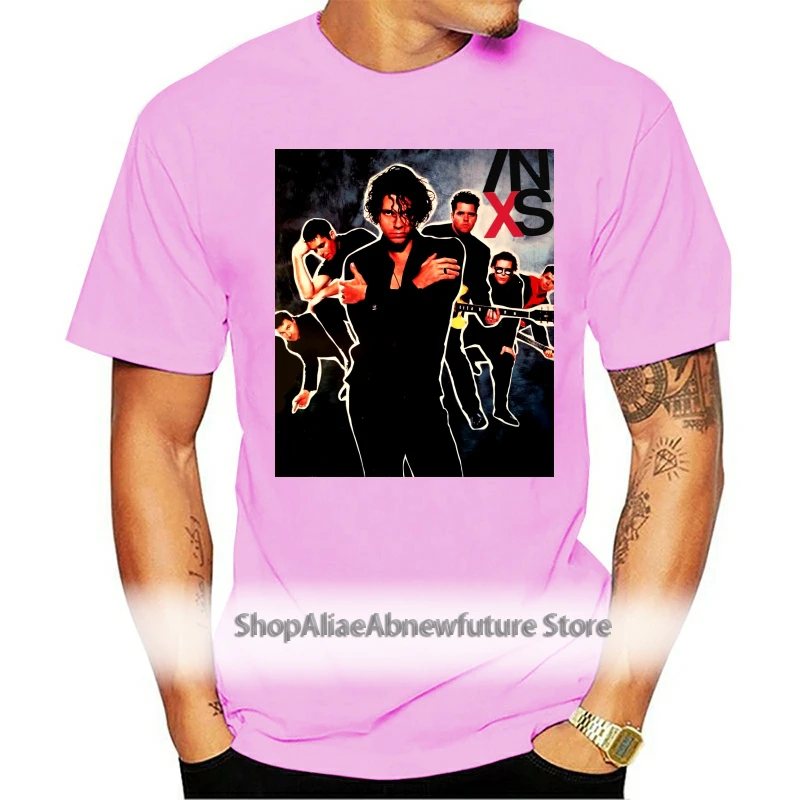

Hot Rare Vintage 1990 INXS Concert Tour Michael Hutchence Shirt Reprint US Size