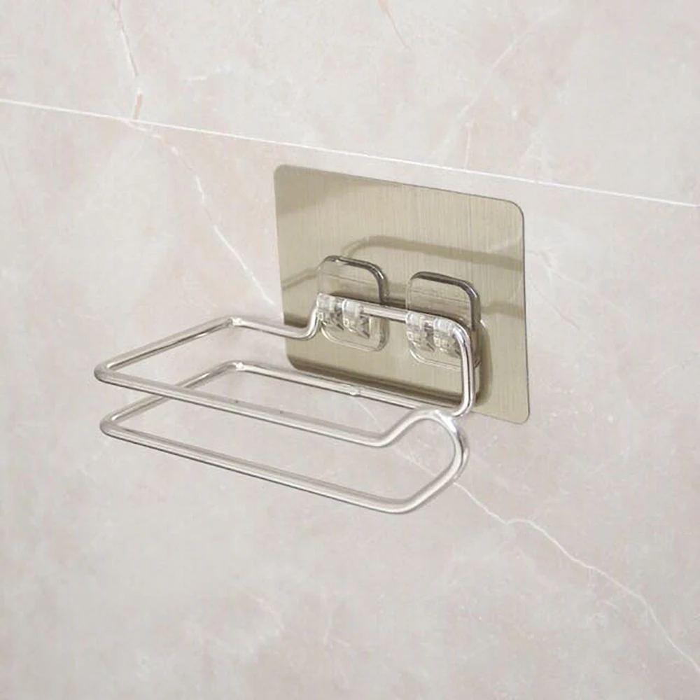 Туалет Кухня рулон Бумага держатель Нержавеющая сталь неоднократно моющейся