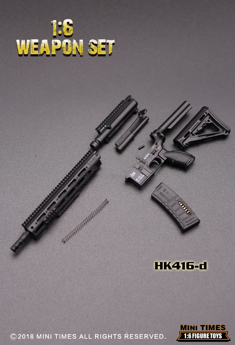 1/6 весы мини-игрушки 1/6 HK416 серии M4 винтовка оружие Модель игрушки для 1" фигурки аксессуары коллекции игрушки