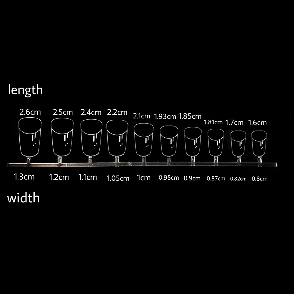 

2021New 100p Short Curved Coffin Curve Fake Nails Transparent Nail Tips Press On Nail Full Cover/Half Cover False