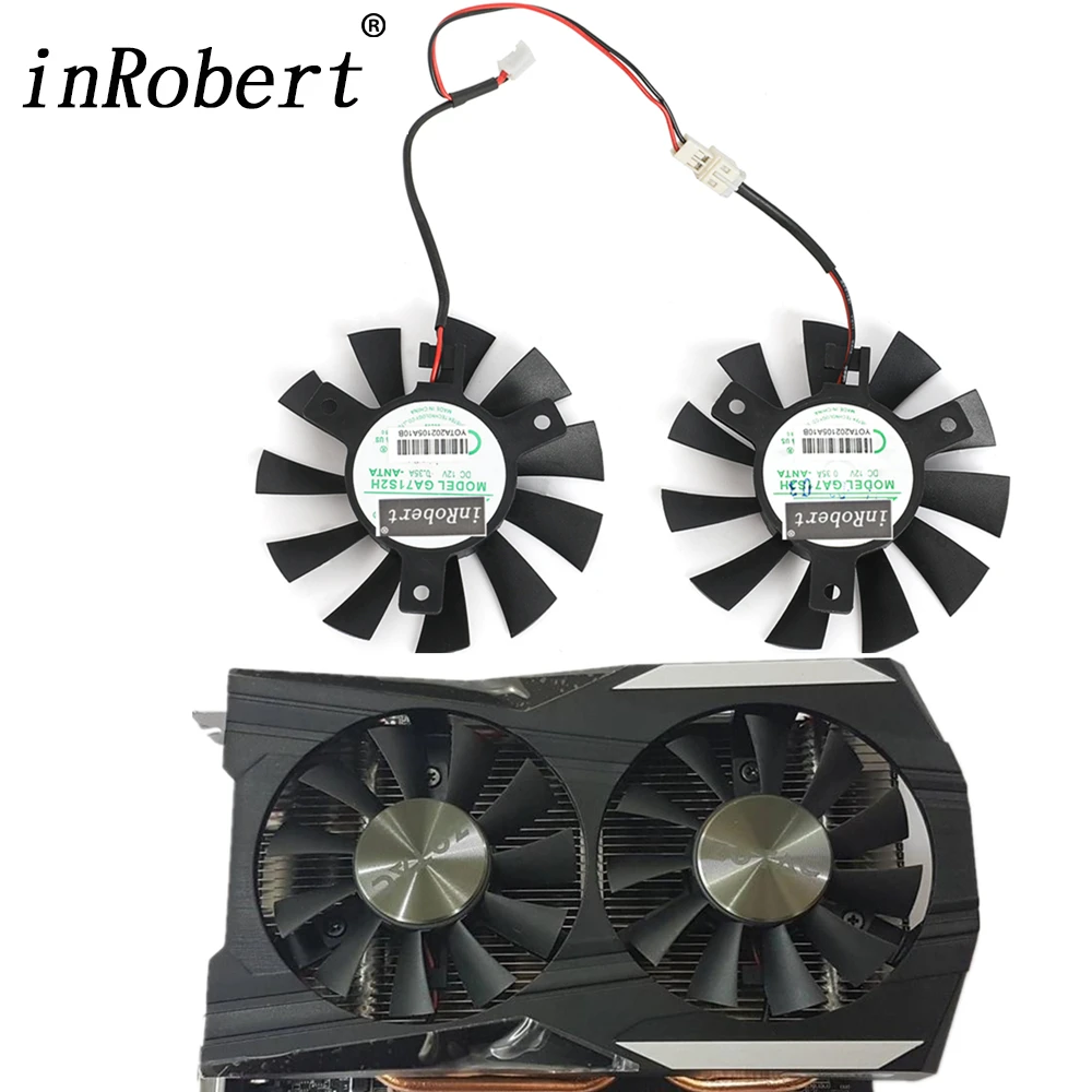 

Вентилятор охлаждения для видеокарты ZOTAC GeForce GTX1050 GTX 1050 Ti OC 4 ГБ GDDR5 бит для APISTEK GA71S2H ANTA 12 В постоянного тока 2Pin GPU