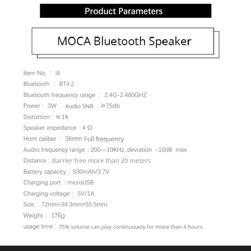 Беспроводная Bluetooth колонка в стиле ретро модная миниатюрная портативная Hi Fi