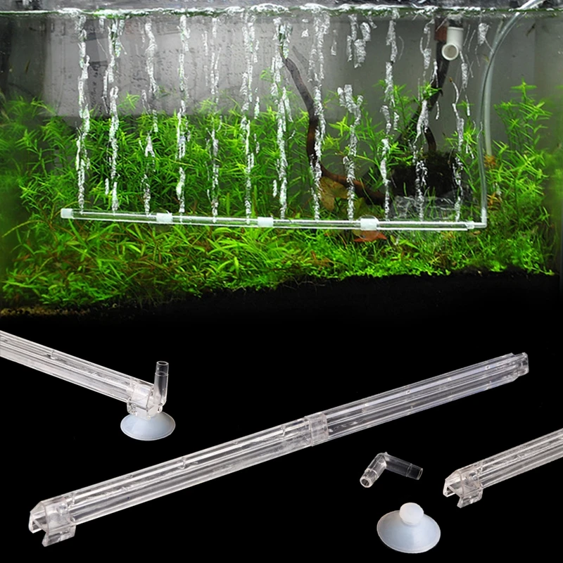 

Plastic Aquarium Fish Tank Curtain Air Vent Bubble Bar Release Diffuser Set