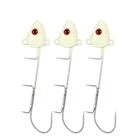 1 шт. 9 см 15-23 г рыболовный свинцовый светящийся рыболовный крючок просеивающий хвост нож для удара ножом джиг-головкой крючок рыболовные аксессуары