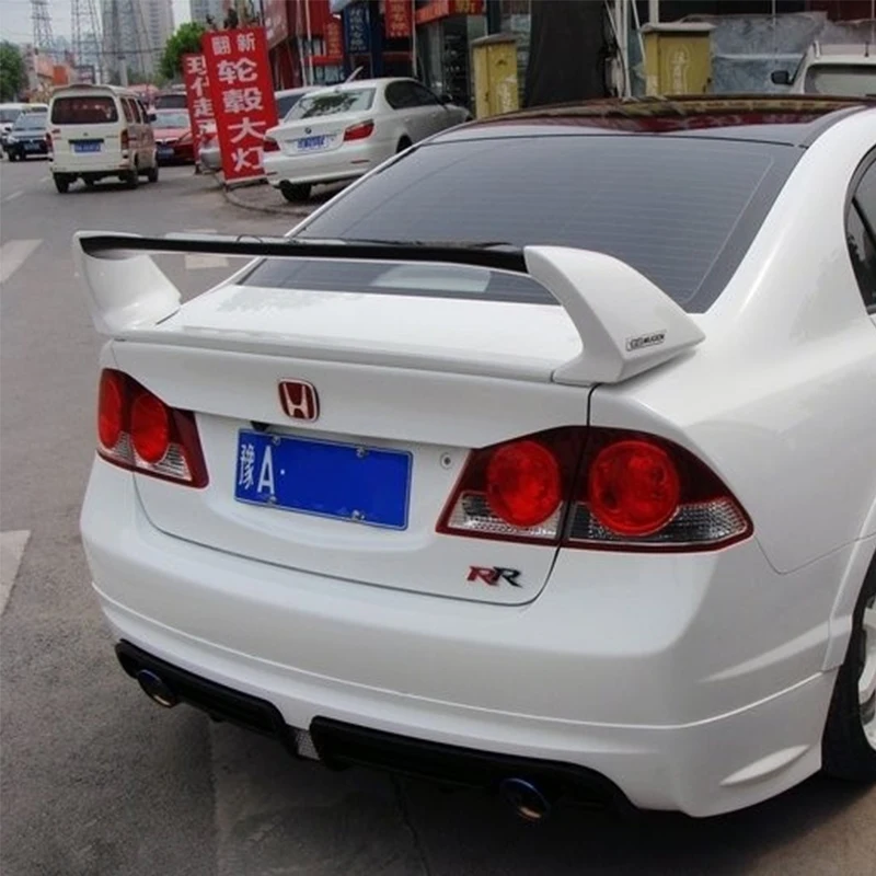 Спойлер для honda civic спойлер заднего багажника высокое качество АБС-пластик 2006 2007