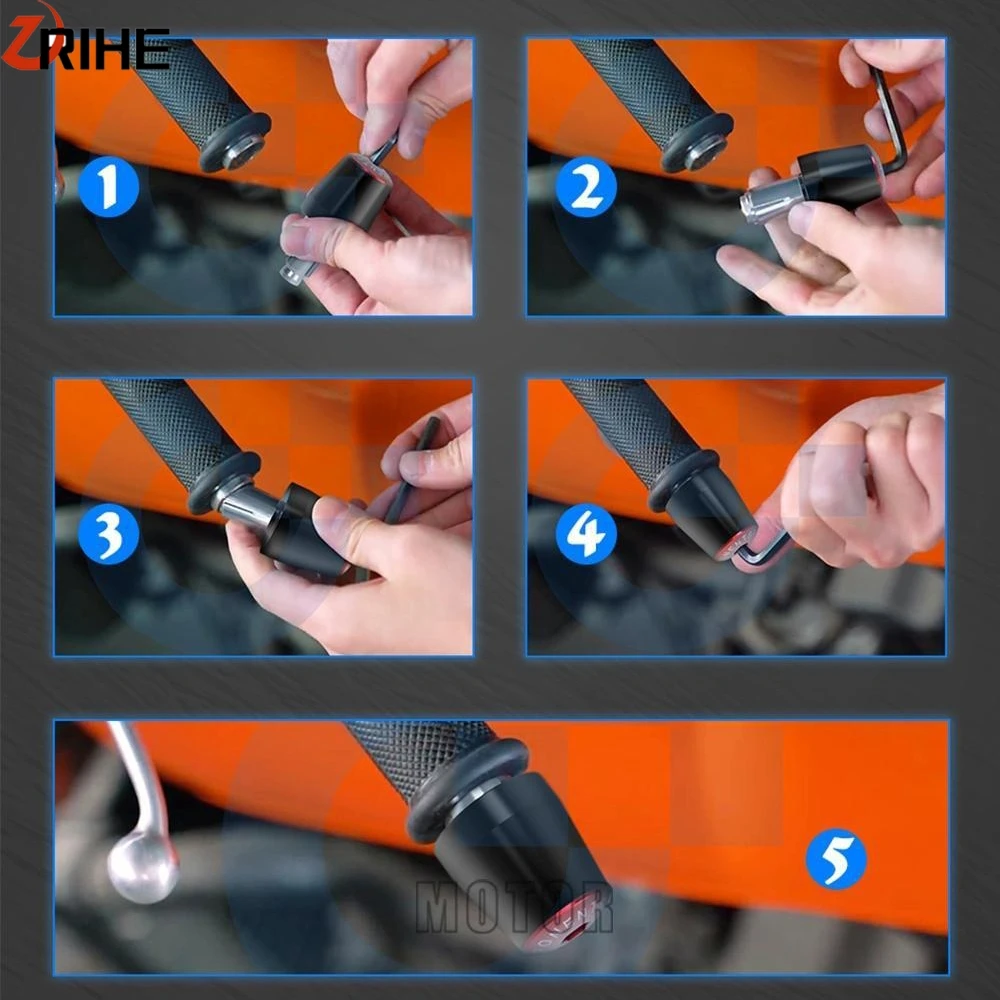 

For Yamaha X-Max XMax X MAX 125 250 300 400 xmax 2020 2019 2018 2017 7/8''22mm Motorcycle Handle Grips Cap Handlebar grip Ends