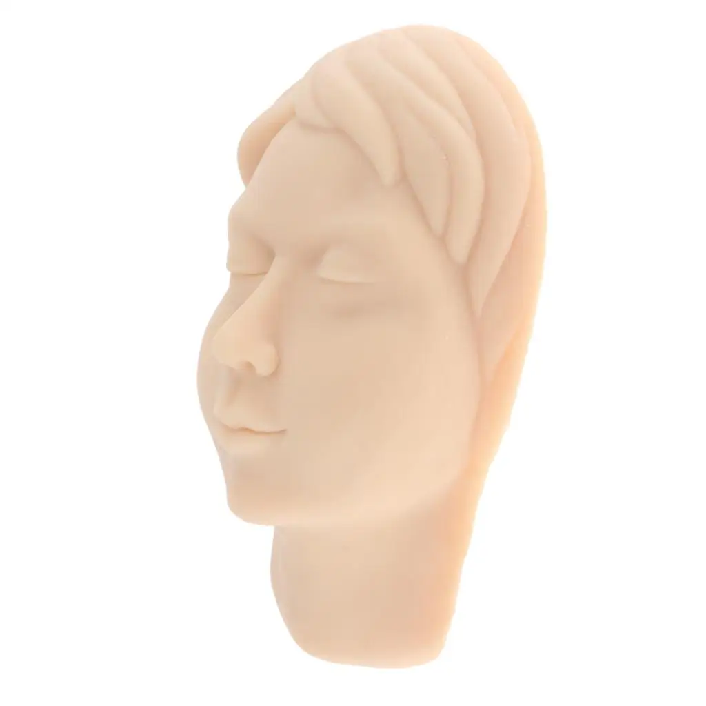 

Silicone Head Injection Model - Facial Mannequin Training Pad for Nurse, Medical Students Teaching Supplies