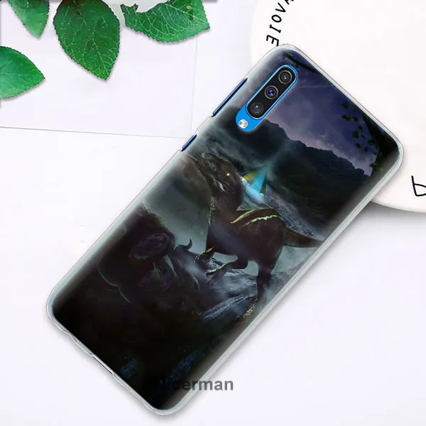 08 Динозавры юрского периода телефонные чехлы для samsung Galaxy A10 A20e A30 A40 A50 A60 A70 A80 A6 A8+ A7 A9 жесткий чехол из поликарбоната - Цвет: 08