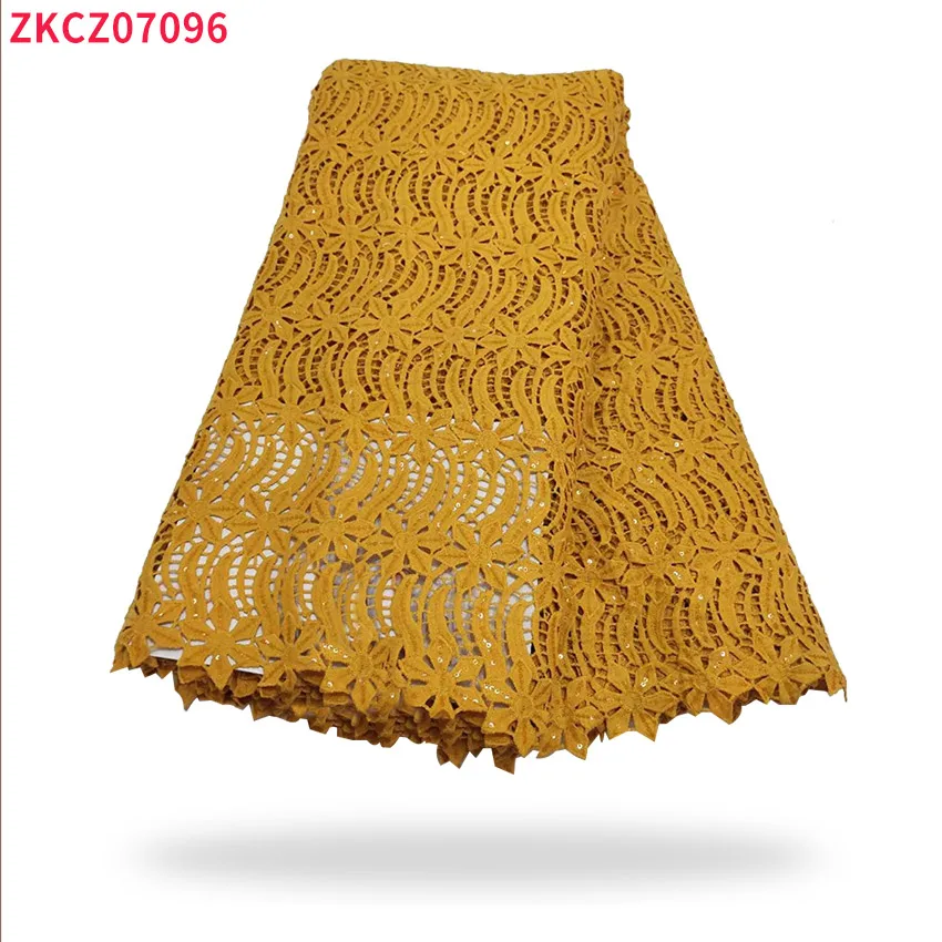 

2021 African high-quality water-soluble lace fabric African lace fabric dress ZKCZ07096