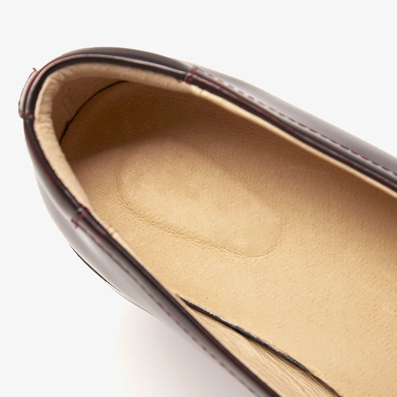 Повседневные кожаные лоферы с кисточками ручной работы Wemon Сезон весна осень