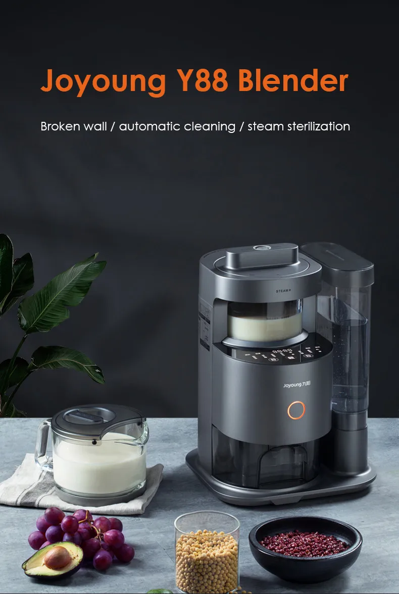 Joyoung Y88 Desktop Automatic Cell Breaking Food Blender Soymilk Machine Fast Speed 28000rpm Juice Maker 1200ML Water Tank