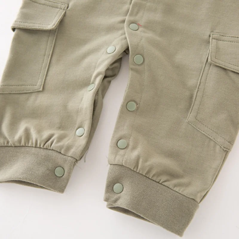 Детский комбинезон-пилот для мальчиков и девочек 3-12 месяцев новинка хлопковый