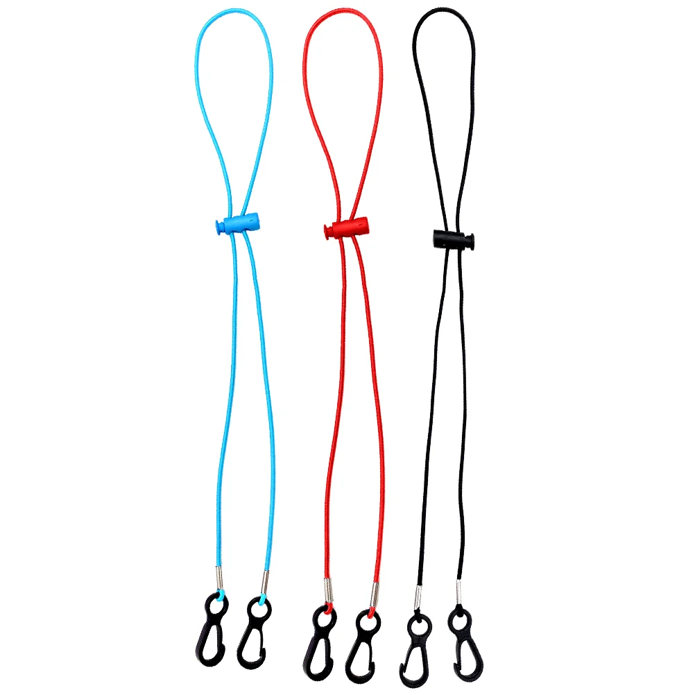 

Эластичная Маска для лица, регулируемый шнур для очков с зажимом, 3 шт.