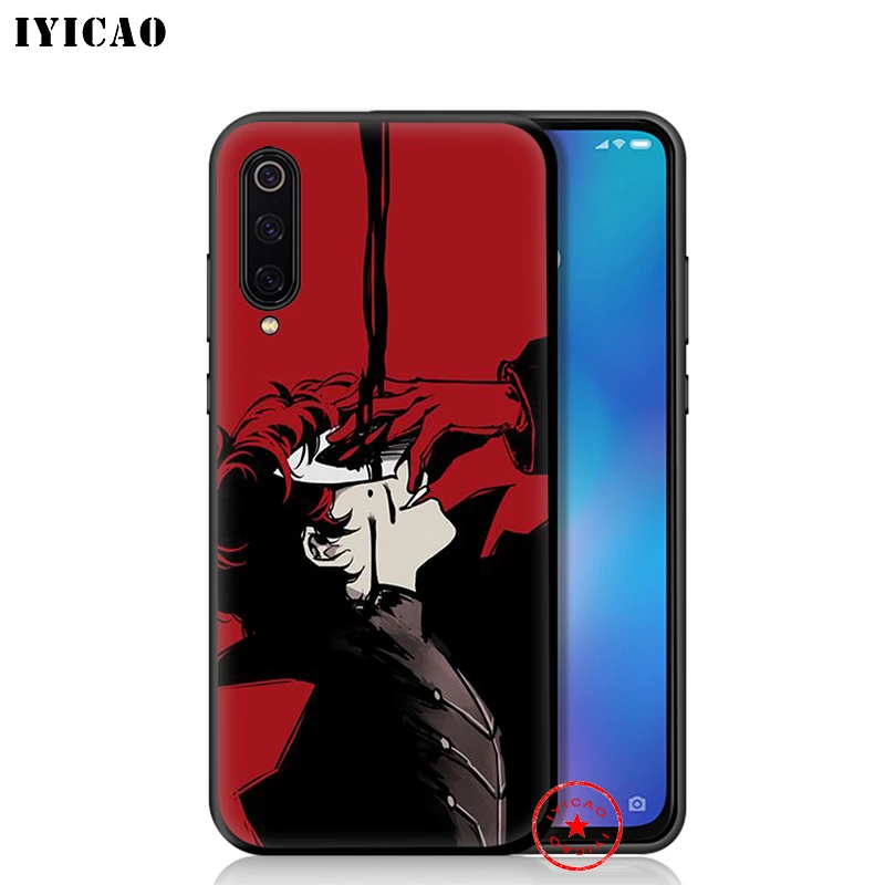 IYICAO P5 P Persona 5 мягкий чехол для Xiaomi mi A3 A2 A1 9T CC9E CC9 9 8 6 Se Lite F1 макс 3 5X 6X крышка |