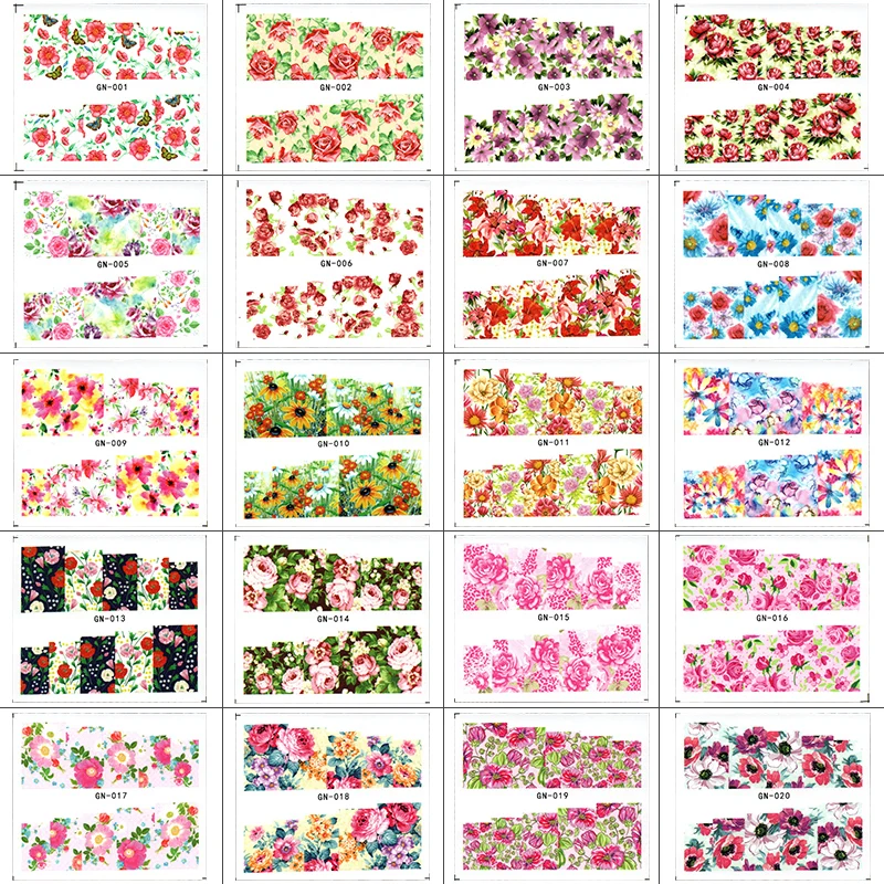 

Sticker Heart Fashion Water Accessory Cherry Blossom Decals Manicure Paper Transfer Gold Silver Slider New 2021 Decoration Nail