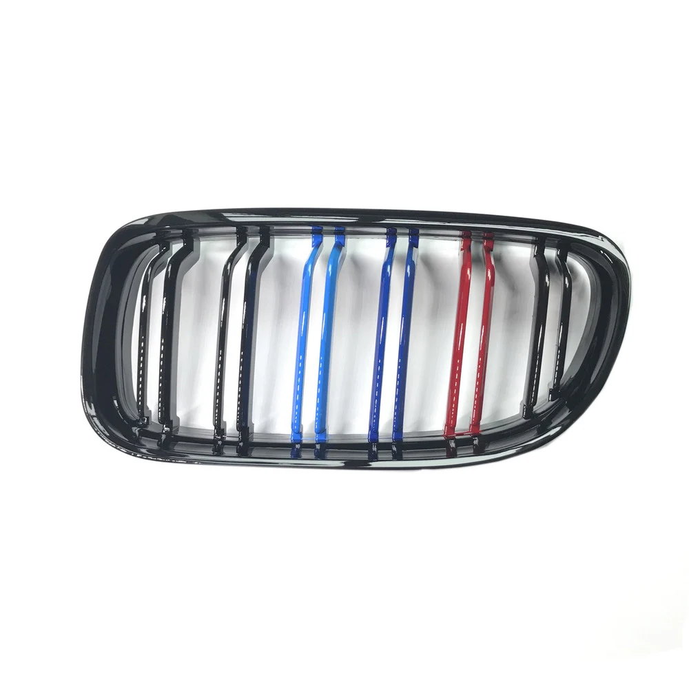 3 вида цветов глянцевый черный спортивный двойной гриль для BMW E90 LCI Series Sedan/Wagon 09 11