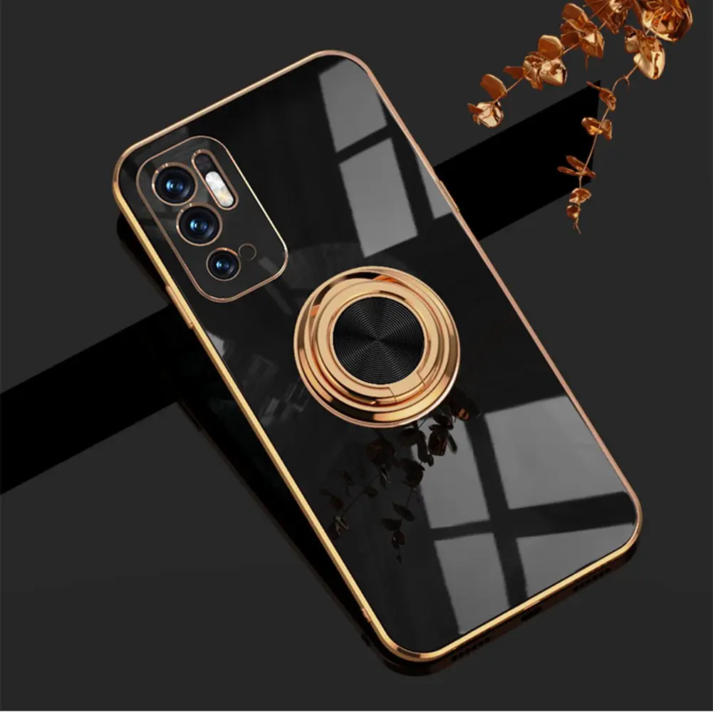 Ring Soft Case for Xiaomi Redmi Note 10 11 Pro Case Luxury Anti-drop Silicone Cover for Redmi Note 10S 11S 10Pro 11Pro Case