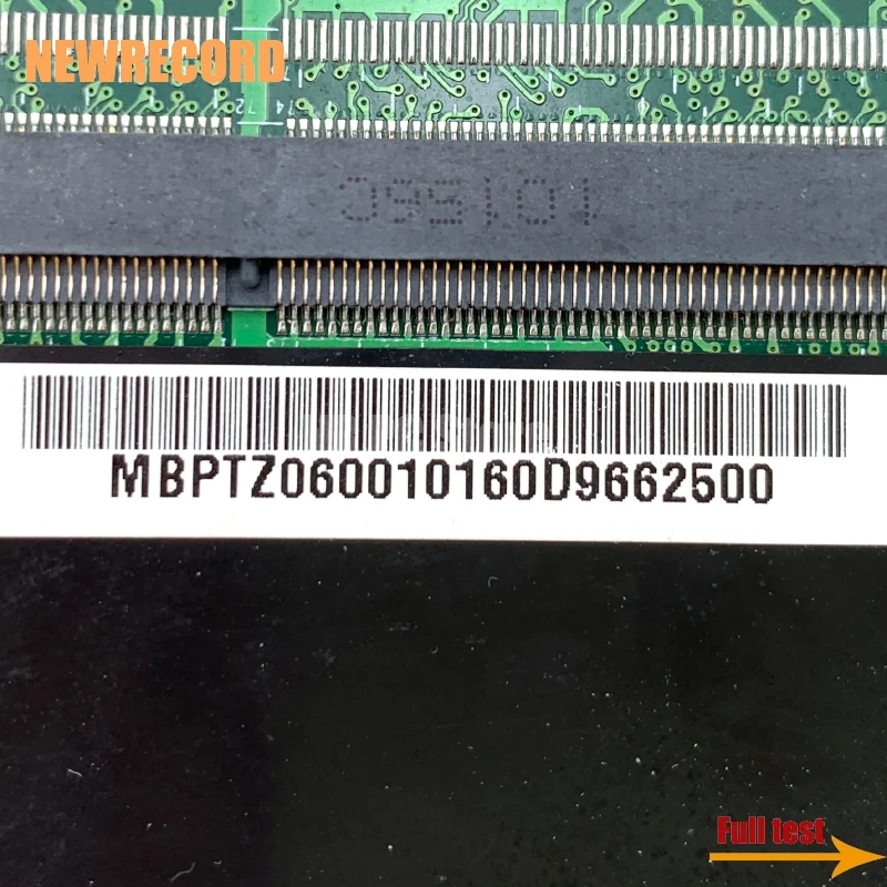 Материнская плата для ноутбука ACER ASPIRE 7745 7745G HM55 HD без графики новая запись MB.PTZ06.001