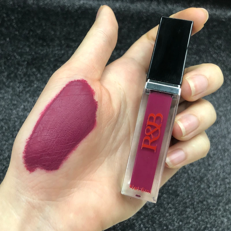 Жидкая губная помада R & B матовая увлажняющее средство для макияжа гладкий блеск