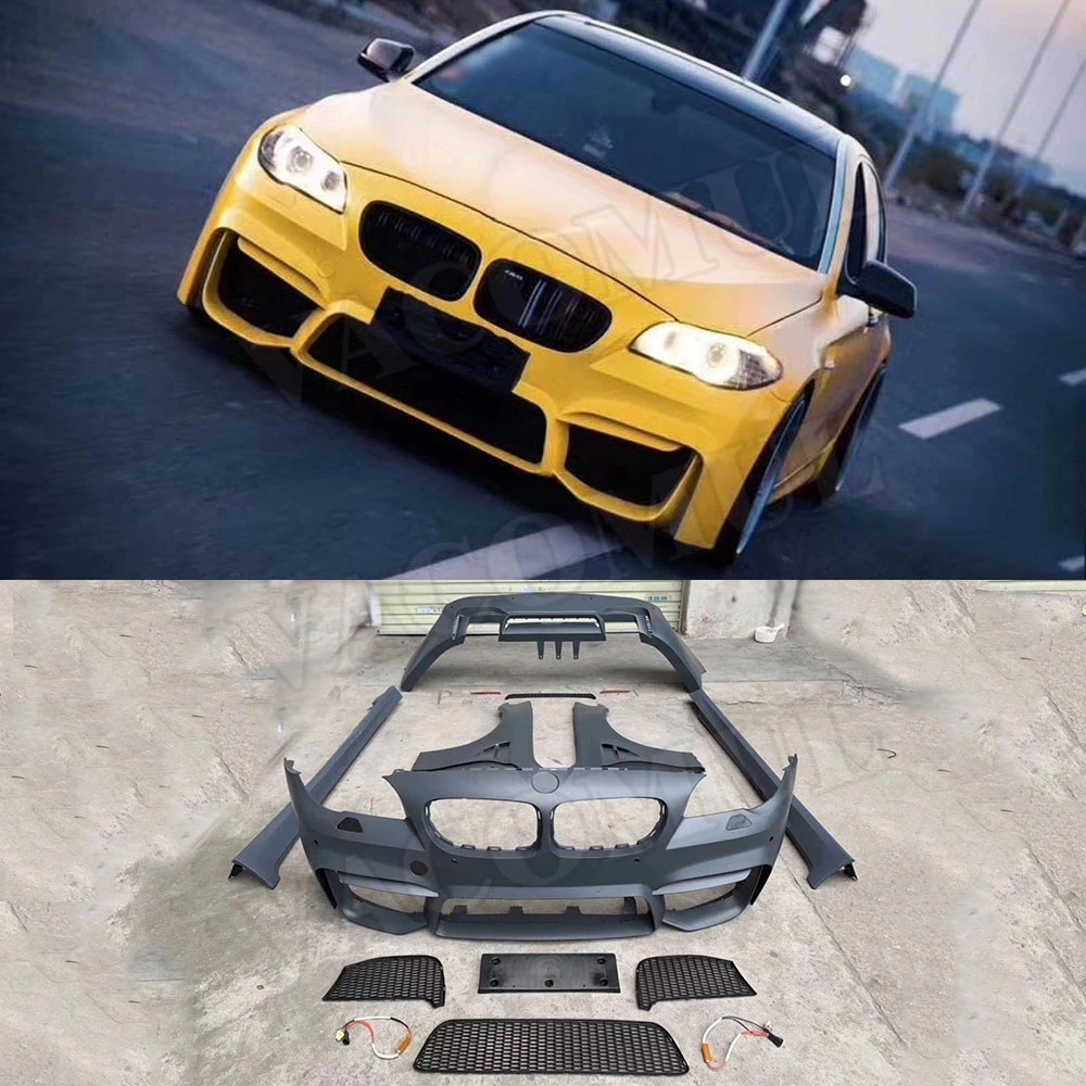 Комплект широкоугольных передних бамперов для BMW F10 F18 2011 2017|Обвесы| |