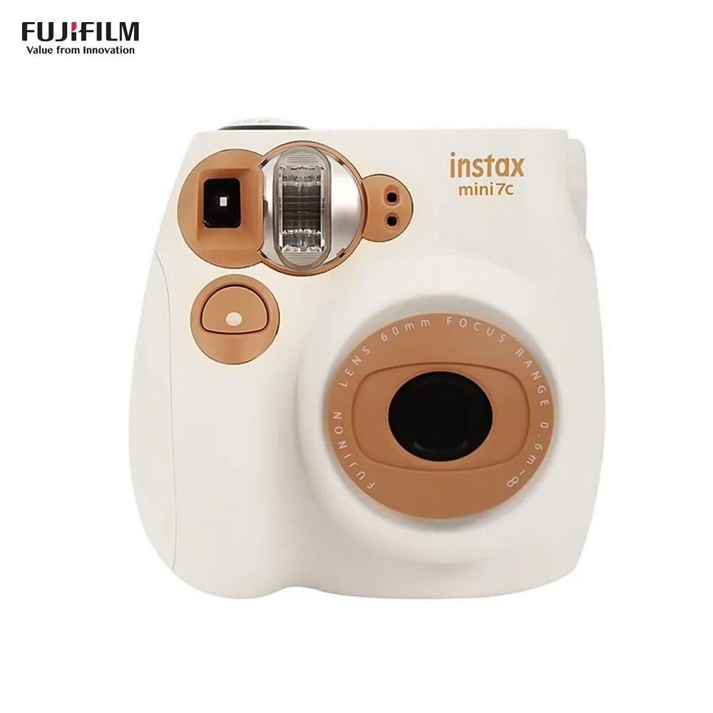 Fujifilm Instax Mini7c мгновенная камера пленочная камера автоматическая фокусировка с батареей ремешок на запястье День рождения Рождество год фестиваль подарок