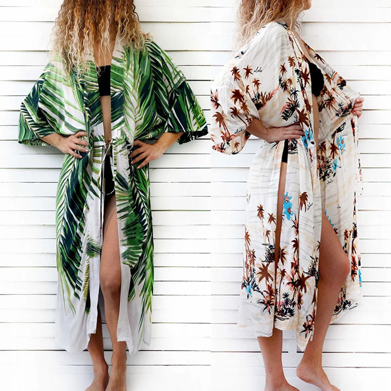 

Bikini Cover Up Lace Bandage Swimsuit Beach Shawl Vacation Women Cover-Ups Sunscreen Bathing Suit Beachwear Cardigan