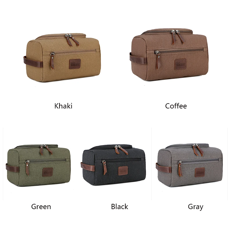 Leisure Travel Bags with Large Capacity Canvas Travel Bags Carry-on Suitcase Canvas Cosmetic Bag Business Women  Makeup Case