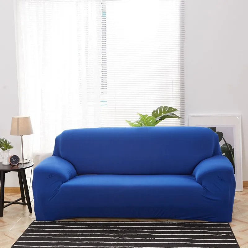 Solid Color Sofa Cover Big Elasticity Stretch Couch Cover Loveseat Sofa Corner Sofa Towel Furniture Cover 1/2/3/4 Seater