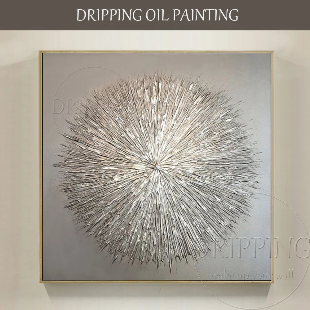 Профессиональный художник ручная роспись толстый текстурированный Белый