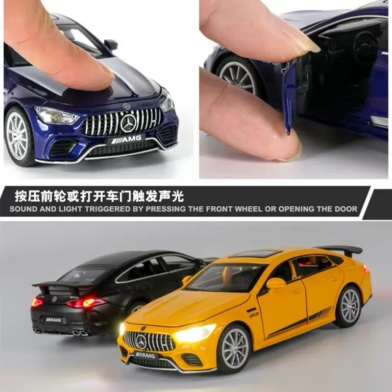 Модель автомобиля из сплава 1: 32 C63S модель спортивного AGM подвеска на руль детская