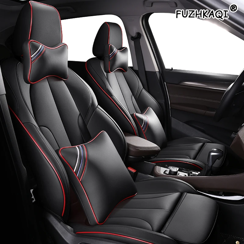 Кожаные чехлы на автомобильные сиденья FUZHKAQI под заказ для Mercedes-Benz Viano GLK GLA GL CLA CLS CLK