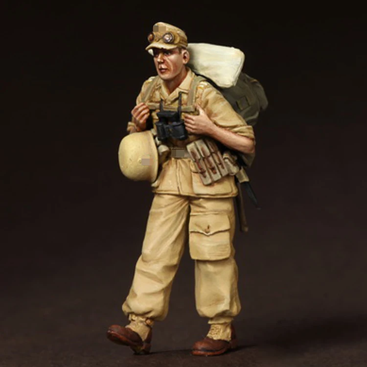 

Модель из смолы 1/35 г., фигурка солдатика GK, бригада солдат, рамке, Эль-аламеин, военная тема Второй мировой войны, несобранный и Неокрашенный ...