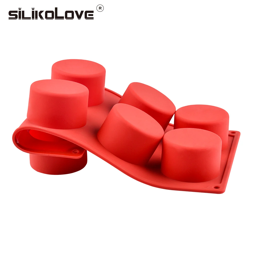 SILIKOLOVE 8 полости силиконовые формы для выпечки украшения инструменты мусс форма для десерта желе пудинг формы