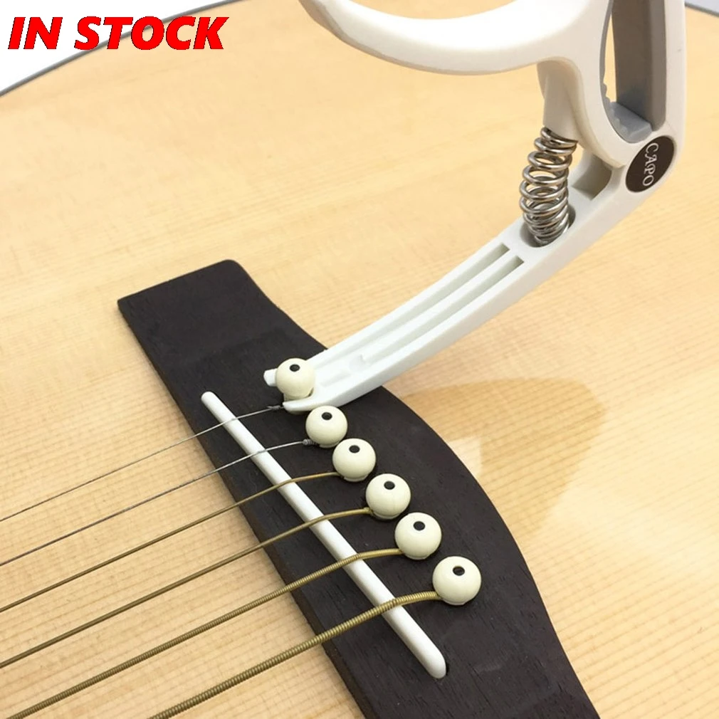 kunststoff gitarre capo für 6 string akustische klassische elektrische guitarra tuning clamp musical instrument zubehör free global shipping