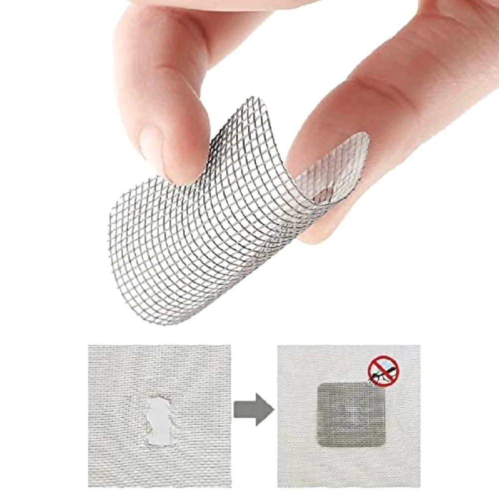 

5 / 20pcs Durable Anti-mosquito Repair StickersRepair Tape Patch Self Adhesive Repair Tape Window Repair Mesh