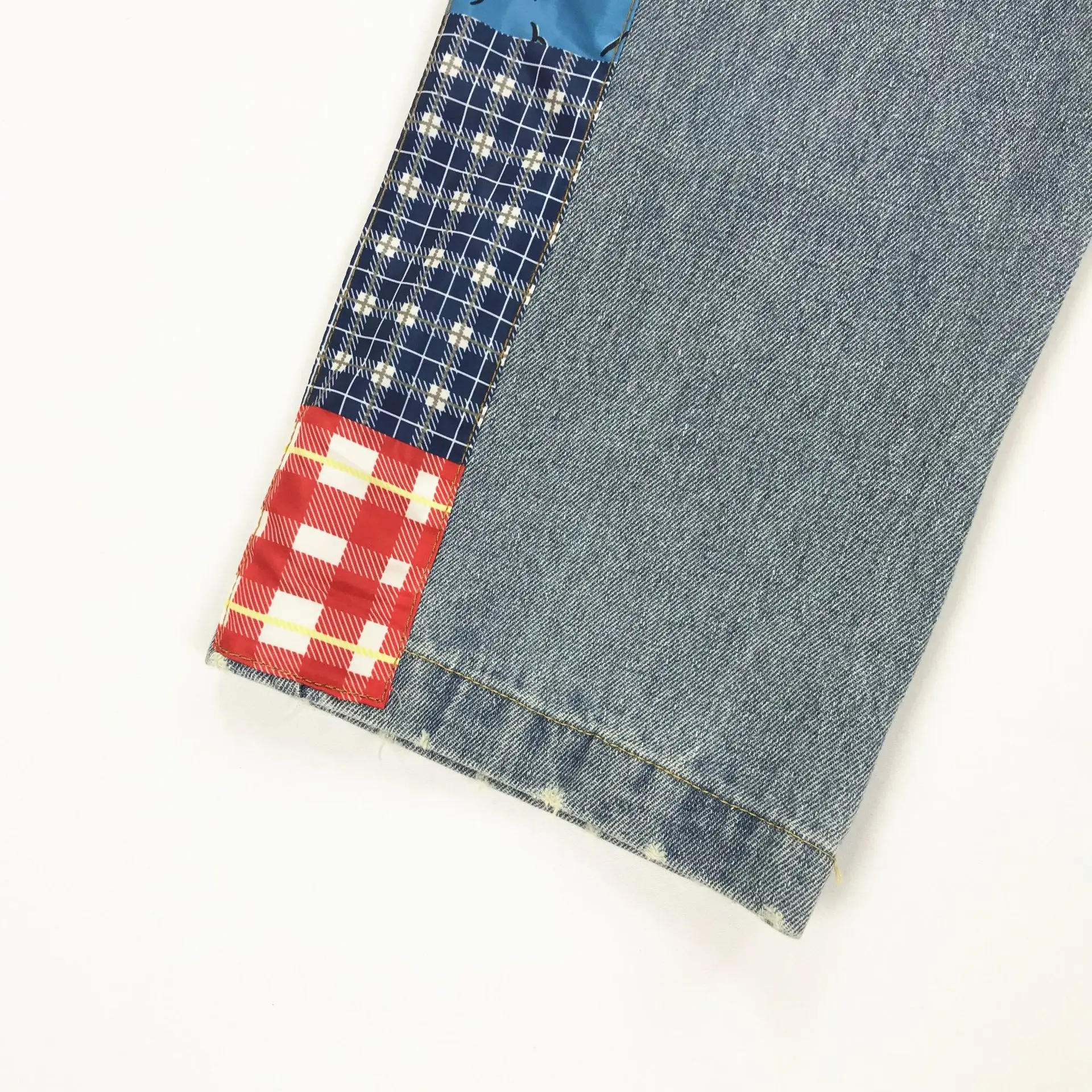 

Men New Casual Solid Straight Jeans Pants 2020 Mens Side Striped Streetwear Wide Leg Denim Pants Male Fashion Jeans