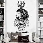 Египетская культура, лекарства, Древние египетские статуи королевы, виниловые настенные наклейки, наклейки для гостиной, спальни, настенные Съемные Фрески A651