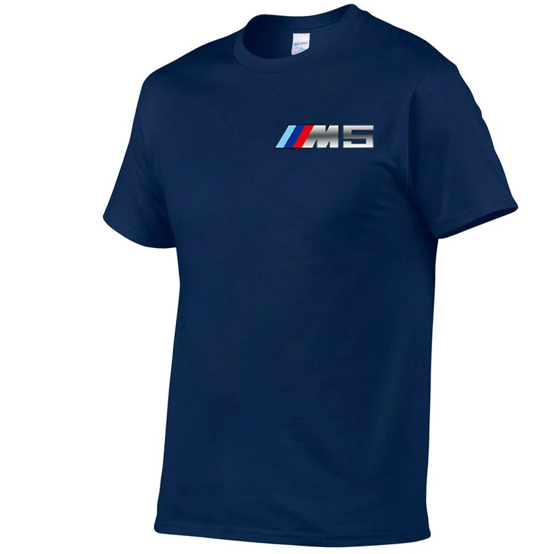 

New Russian men's T-shirt cotton brand BMW men's T-shirt top casual T-shirt men's solid color T-shirt European size XS-XXL