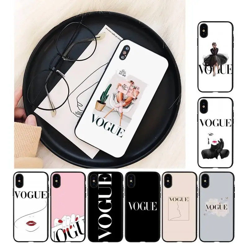 Роскошный модный чехол для телефона с изображением девушки цветка бабочки моды