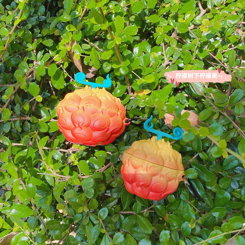 

Funny Anime Devil Fruit Earphone Case For Huawei freebuds 4i 3 4 pro Headphone 3D Silicone Protective Soft Cover