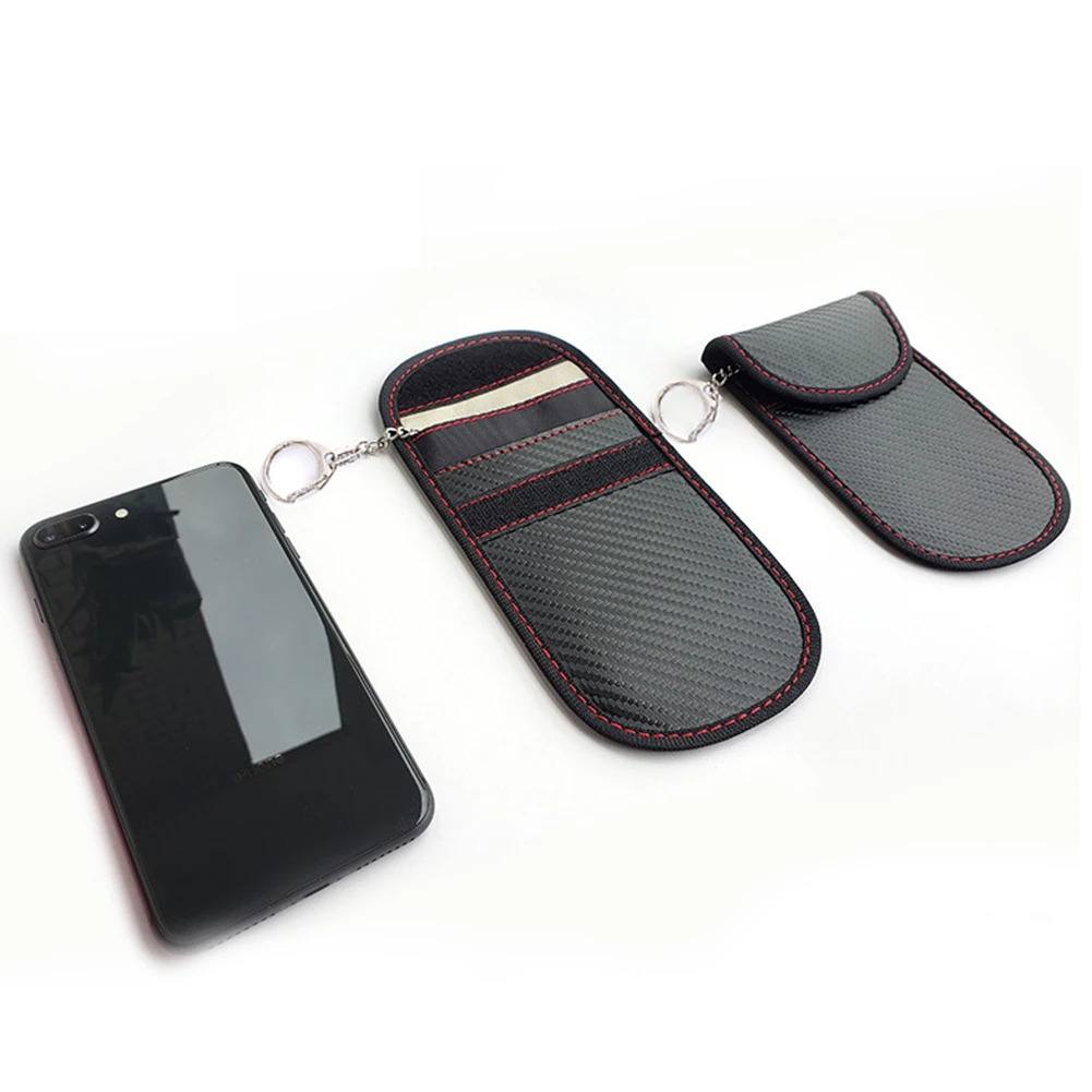 Чехол для ключа автомобиля блокирующий сигнал сумка Фарадея защита