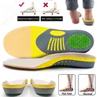 Ортопедические стельки с поддержкой арки, плоская подошва для обуви, спортивная гелевая стелька для бега, амортизирующая медицинская обувь, уход за подушками