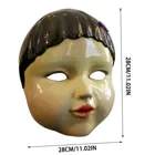 Пластиковая маска для косплея игра кальмар, треугольник, Квадратный Круг, красный капюшон, мужской головной убор, костюм босса, реквизит, маска для хозяина 123, деревянная мужская маска