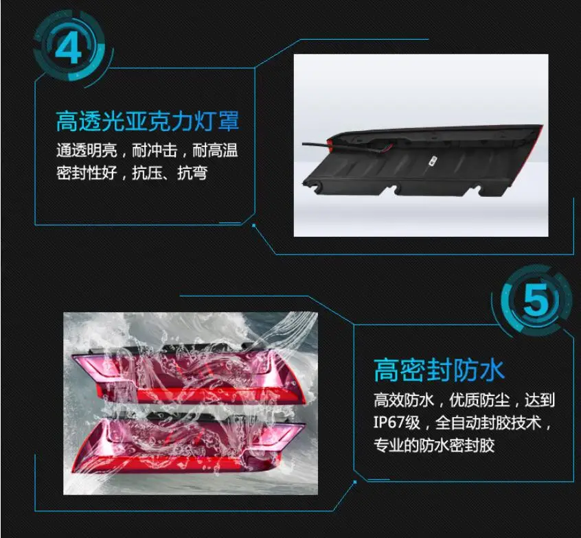 1 Набор автомобильный бампер противотуманные фары для ChangAn CS55 Дневной светильник