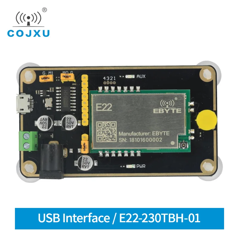 E22-230TBH-01 USB для тестовой платы TTL SX1262 30 дБм 230 МГц модуль FEC IoT беспроводной модуль приемопередатчика