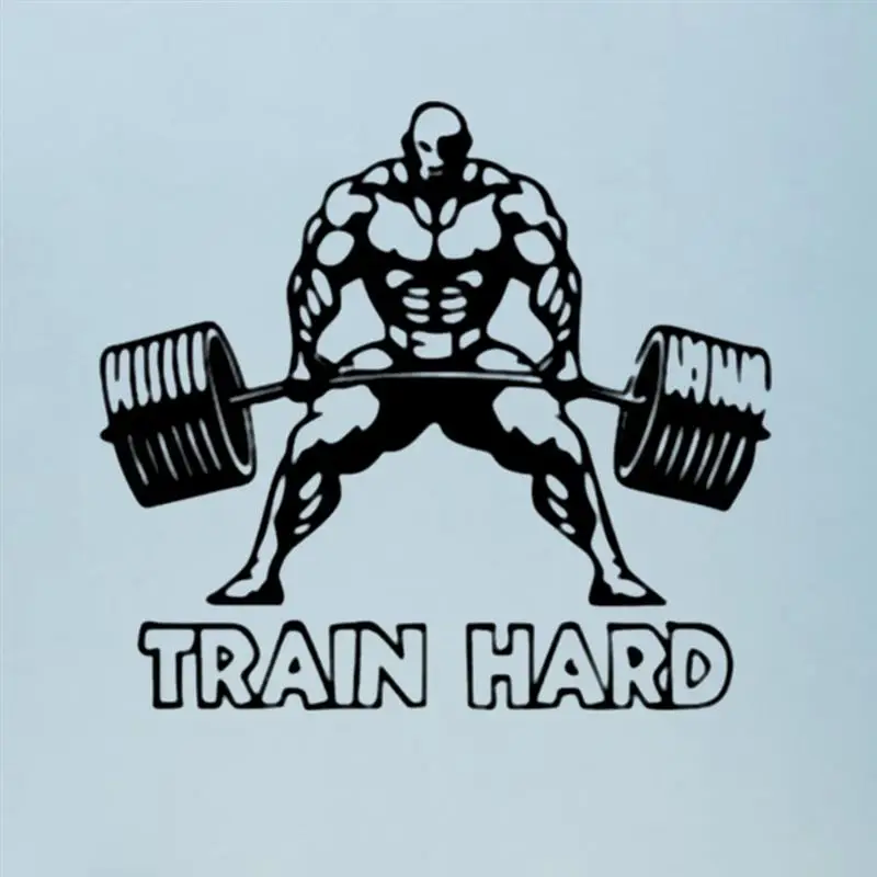 1 шт. спортивные Стикеры для тяжелой атлетики съемные ТВ фоны креативные фитнес