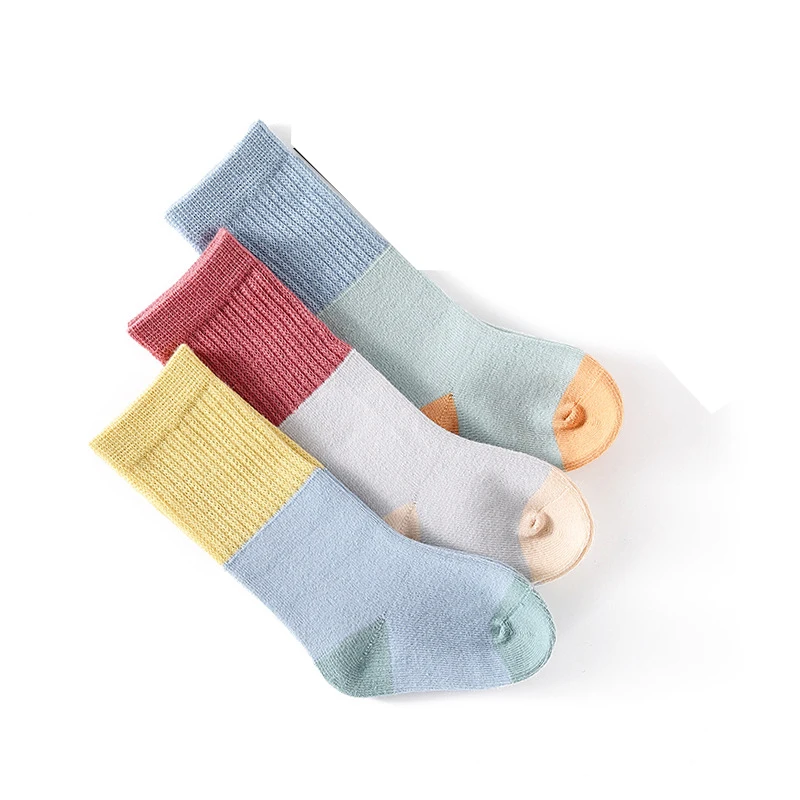 

Spring Autumn 3Pairs Cotton Baby Socks Newborn Boy Girls Socks Baby Breathable Short Sock Kids Leg WMF064