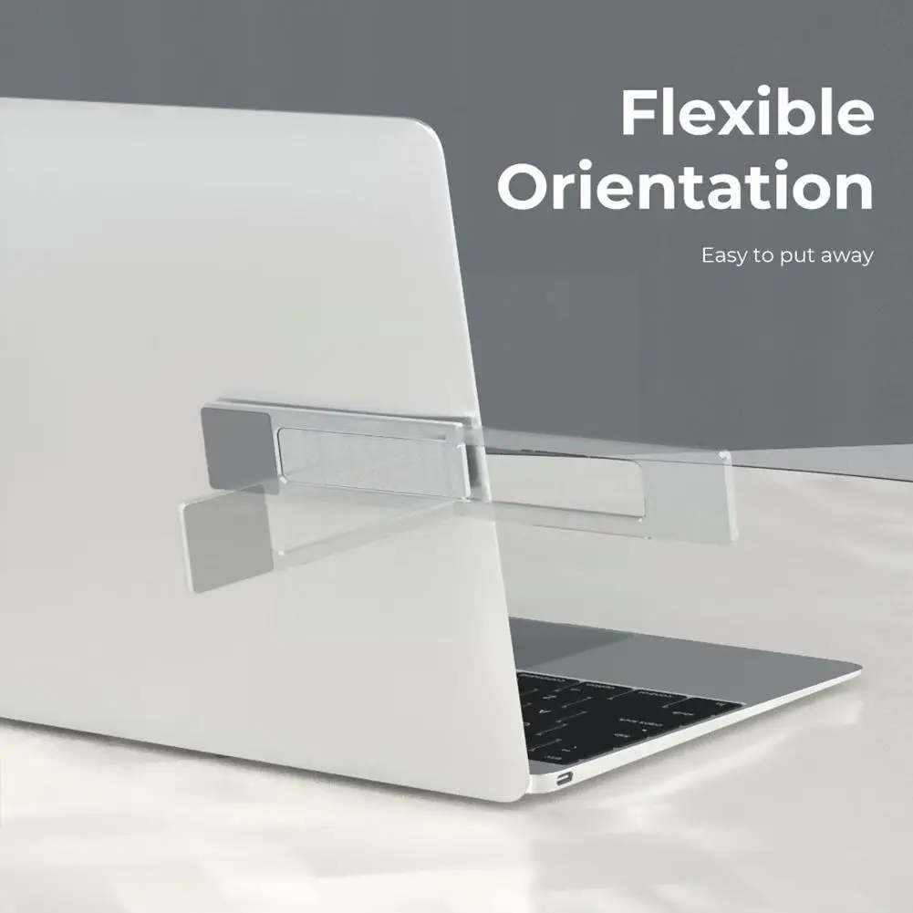 

Aluminum Alloy Computer Screen Back Sticker Extension Stand Screen Dual Stand Stand Portable Folding Phone Magnetic Extensi W5x2